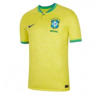 Brasilien Fußballbekleidung Heimtrikot WM 2022 Kurzarm